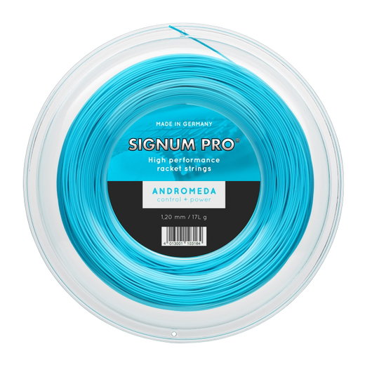 Signum Pro Tennis String Andromeda (Durability + Control/Power) blue 200m reel